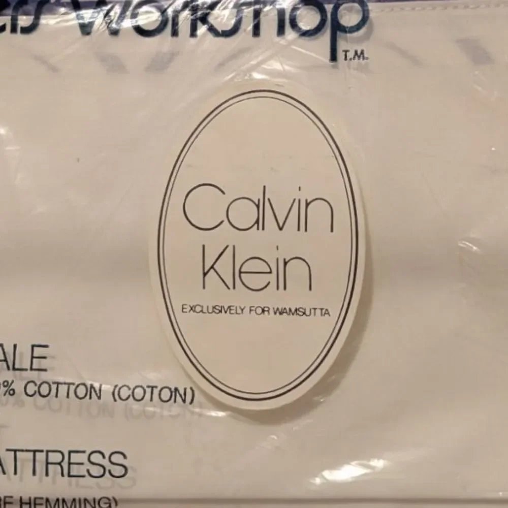 Vintage Calvin Klein For Wamsutta Clouds Twin Flat Sheet NIP Designer Workshop‎